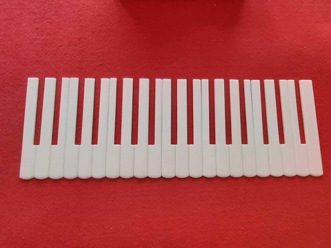 TECLADO - Branco Liso 80 baixos