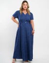VESTIDO PLUS SIZE RAJADO - comprar online