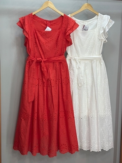 VESTIDO LAISE MANGAS BABADO na internet