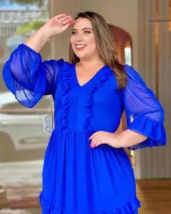 VESTIDO PLUS TULE na internet