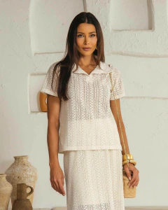 CAMISA POLO RENDA
