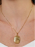 Relicario Feminino Oval Floral Banhado A Ouro 18k na internet