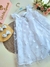 Vestido Gabriela aquarela Ref : 242022 - Luiza Princess kids Teen