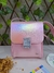 Bolsa Tiracolo Infantil Pampili Strass Rosê Holográfica