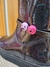 Bota Infantil Feminina Pampili Candy Miçangas Preta Furtacor