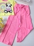 Conjunto de Blusa Meia Malha e Calça Wide Leg em Moletom sem Pelúcia 73375 - comprar online