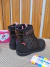 Bota Coturno Infantil Feminina Pampili Rubi Matelassê Comfy Preto - Luiza Princess kids Teen