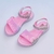 ￼Sandália Infantil Menina Pampili Candy- Rosa Balet/Prata Ref : 25500 - comprar online