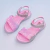 ￼Sandália Infantil Menina Pampili Candy- Rosa Balet/Prata Ref : 25500 - comprar online