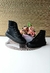 Bota coturno preto pampili