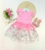 Vestido Petit cherie Rosa flores brancas Ref : 23074 - comprar online