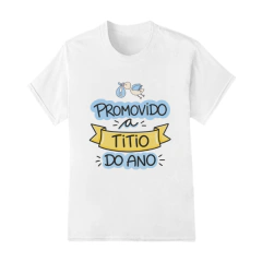 Kit Camisetas Anúncio de Gravidez | Promovidos a Titio e Titia - comprar online