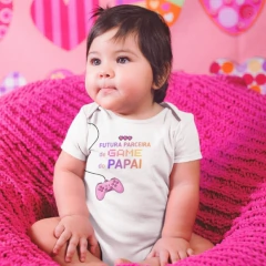 Body Bebê Gamer | Futura Parceira de Game do Papai - comprar online