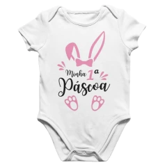 Body Bebê Minha Primeira Páscoa
