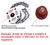 Carretel de Correntes para Roçadeira Corte Pesado Furo 17mm - comprar online