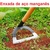 Enxada De Capina Vazada Super Afiada Tamanho Médio 21 cm - AngryBee