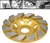 Disco de Desbaste Turbo 100mm para Concreto e Pedra Amarelo - loja online