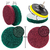 Kit Esponjas Abrasivas Para Uso Em Furadeira/ Parafusadeira - AngryBee