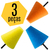 Kit 3 Cones De Espuma Boina Polimento Rodas Moto Carro - AngryBee