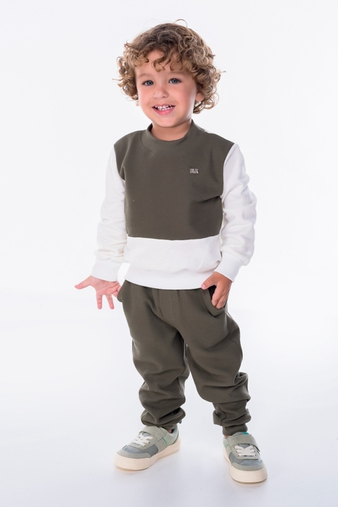 Conjunto blusão sueter