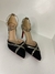 Scarpin Suede You Shoes Preto Com Fivela Salto 9cm - loja online