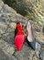 Scarpin Napa You Shoes Preto Slingback Duas Fivela Salto 9cm - You Shoes Moda Feminina