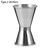 Copo medidor de coqueteleira de aço inoxidável 15/30ml ou 25/50ml copo duplo shot bebida espirituosa medida jigger utensílios de cozinha - comprar online