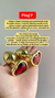 Plug P dourado Vermelho - comprar online