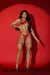 LINGERIE LAÇO COM CINTA - LIGA PERSONALIZÁVEL VERMELHO (M