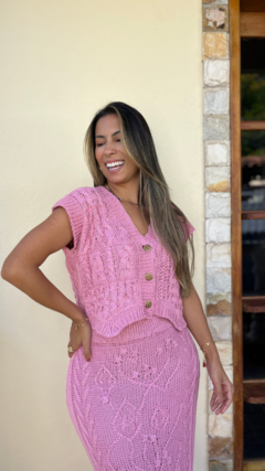 COLETE MÔNACO TRICÔ - loja online
