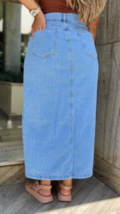 Imagem do SAIA AUGUSTA MIDI JEANS