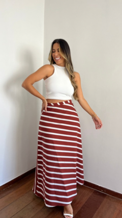 SAIA PATRICIA MIDI LISTRAS - comprar online