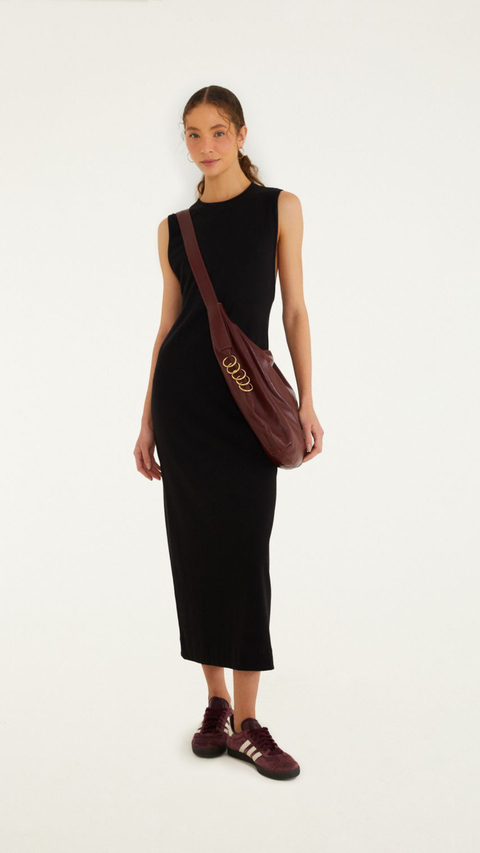 Vestido Rib Decote Costas - comprar online