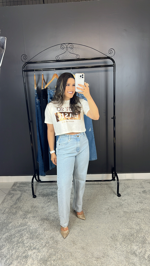 Calça Wide leg 9100