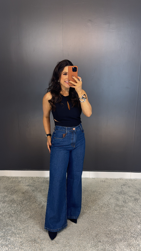 Calça Pantalona 8390 - comprar online