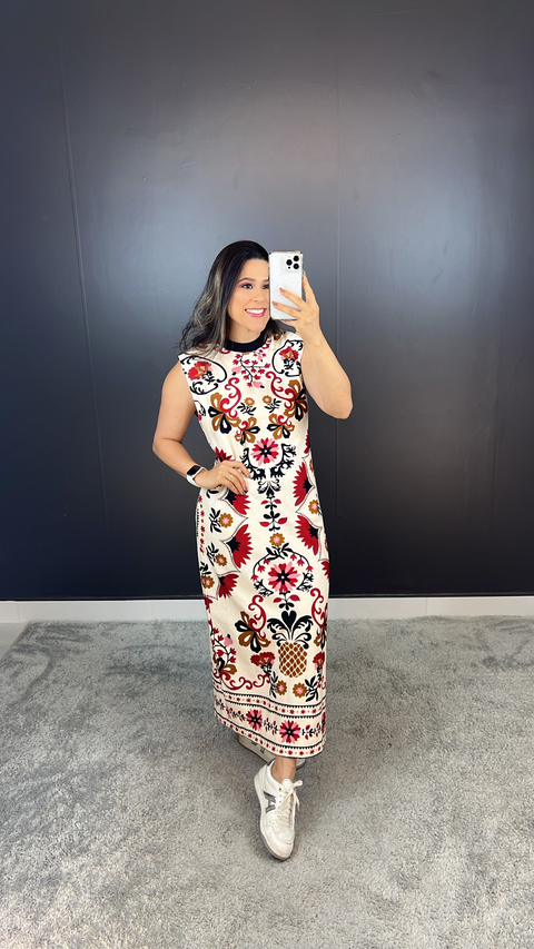 Vestido Moleton Mandala de Caju