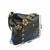 Bolsa Feminina Estilosa Transversal Mao Ombro Detalhes Alca Tiracolo Florida Tacha Metal Punk Rock