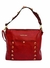 Bolsa Feminina Estilosa Transversal Mao Ombro Detalhes Alca Tiracolo Florida Tacha Metal Punk Rock