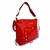 Bolsa Feminina Estilosa Transversal Mao Ombro Detalhes Alca Tiracolo Florida Tacha Metal Punk Rock - comprar online