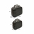 Conjunto Mala de Bordo com Frasqueira Viagem Expansiva Rigida com rodinha Dupla 360 Aviao Media 10kg pequena 8kg abs - Mimos Bolsas