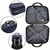 Conjunto Mala de Bordo com Frasqueira Viagem Expansiva Rigida com rodinha Dupla 360 Aviao Media 10kg pequena 8kg abs - loja online