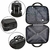 Conjunto Mala de Bordo com Frasqueira Viagem Expansiva Rigida com rodinha Dupla 360 Aviao Media 10kg pequena 8kg abs - loja online