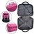Conjunto Mala de Bordo com Frasqueira Viagem Expansiva Rigida com rodinha Dupla 360 Aviao Media 10kg pequena 8kg abs - loja online
