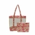 Bolsa Feminina com Necessaire Mao Ombro Praia Piscina Clube Parque Aquatico Grande Resistente Reforcada - Mimos Bolsas