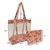 Bolsa Feminina com Necessaire Mao Ombro Praia Piscina Clube Parque Aquatico Grande Resistente Reforcada - loja online