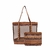 Bolsa Feminina com Necessaire Mao Ombro Praia Piscina Clube Parque Aquatico Grande Resistente Reforcada