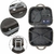 Mala de Viagem Bordo com Frasqueira Rigida Expansiva Rodinha Leve Bagagem Mao Aviao Embarque Pequena 10kg Abs - loja online