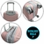 Mala de Viagem Bordo com Frasqueira Rigida Expansiva Rodinha Leve Bagagem Mao Aviao Embarque Pequena 10kg Abs - Mimos Bolsas