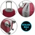 Mala de Viagem Bordo com Frasqueira Rigida Expansiva Rodinha Leve Bagagem Mao Aviao Embarque Pequena 10kg Abs - Mimos Bolsas