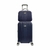 Mala de Viagem Bordo com Frasqueira Rigida Expansiva Rodinha Leve Bagagem Mao Aviao Embarque Pequena 10kg Abs